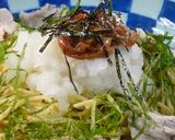 梅おろし冷しゃぶ焼そば作り方6写真