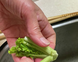簡単☆しめじネギ大根の葉のお味噌汁作り方1写真