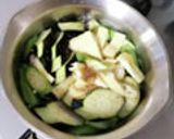 白オクラとなめこのみそ汁作り方3写真