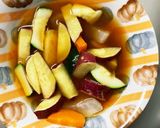 根菜生姜風味甘酢餡炒め味温野菜サラダ作り方12写真