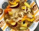 根菜生姜風味甘酢餡炒め味温野菜サラダ作り方17写真