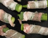 オクラのシソと豚バラしゃぶ肉巻き、超簡単作り方5写真