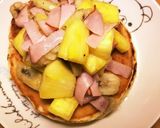 バナナパインとハムの腸活パンケーキ作り方6写真