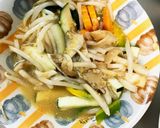 レンジもやしズッキーニ味噌野菜炒め作り方10写真