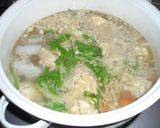 塩そぼろはんぺん団子入りちゃんこ鍋作り方6写真