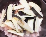 豚バラとなすのみぞれ煮作り方4写真