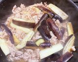豚バラとなすのみぞれ煮作り方5写真