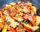 じゃがいもトマト炒め！ご飯に合いました！作り方5写真