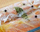 秋鮭の塩水づけをレンジ蒸しでオイル漬け作り方7写真
