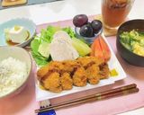 ヒレカツメインの夕飯メニュー作り方9写真