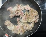 千切りキャベツ豚肉炒め作り方2写真