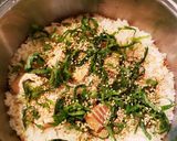 大葉香る秋鮭の炊き込みご飯作り方6写真