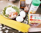 簡単カルボナーラ作り方1写真