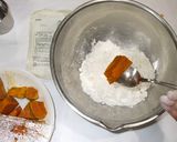かぼちゃ入り白玉団子♪簡単食物繊維不足に作り方5写真