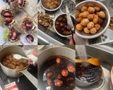 自宅で採れた栗で 渋皮煮作り方17写真