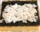 簡単やみつき☆キムパ！切らずに恵方巻き作り方6写真
