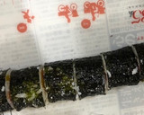 簡単やみつき☆キムパ！切らずに恵方巻き作り方9写真