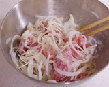 ソースで食べる豚たまピカタ作り方2写真