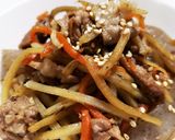 お年寄り絶賛シリーズ☆豚肉入り金ビラ☆作り方6写真