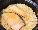 土鍋 鮭ご飯作り方3写真