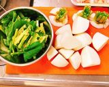 かぶと長ねぎの鶏手羽元スープ作り方1写真