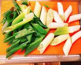 かぶと長ねぎの鶏手羽元スープ作り方2写真