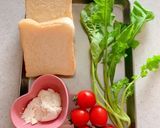 フレッシュカッテージチーズサラダトースト作り方1写真