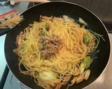 和風きのこ納豆パスタ作り方5写真