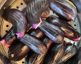 蒸しなすの香味ネギソースがけ作り方4写真
