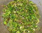 蒸しなすの香味ネギソースがけ作り方6写真