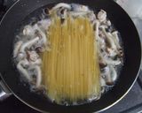 お手軽♥クリームパスタ作り方2写真