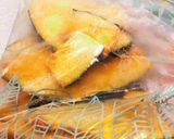 かぼちゃと豆腐の２色白玉　京風きな粉添え作り方2写真