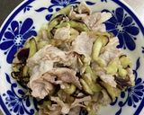 冷しゃぶとナスの塩昆布和え作り方5写真