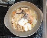 【ひとり鍋】キノコの海鮮とろみ鍋作り方8写真