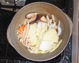 【ひとり鍋】キノコの海鮮とろみ鍋作り方7写真
