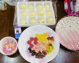 目玉チョコ、地球チョコ、スイカチョコ作り方1写真