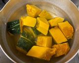 我が家の南瓜サラダ作り方1写真