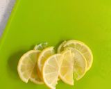 柿とスモークサーモンのカルパッチョ風作り方4写真