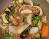 鶏と野菜の胡麻味噌生姜焼き作り方4写真