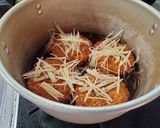 簡単・美味♪メンチカツの卵とじ(^^♪作り方3写真