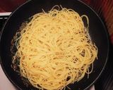 簡単☆ちりめんとしその実の梅風味パスタ作り方3写真
