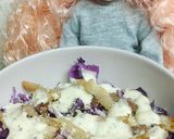 リカちゃん♡紫キャベーコンシーザーサラダ作り方18写真