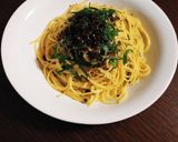 簡単☆ちりめんとしその実の梅風味パスタ作り方4写真