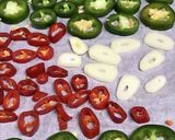 唐辛子のオリーブオイル漬け作り方1写真