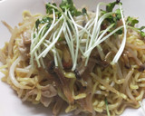 魚の煮付けの煮汁で海鮮焼きそば作り方5写真