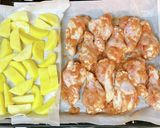 オーブンで！BBQチキン&ポテト作り方3写真
