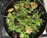 なすと豆苗の甘辛炒め作り方6写真
