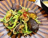 なすと豆苗の甘辛炒め作り方7写真