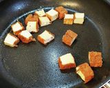 牛肉と厚揚げと玉ねぎ。作り方1写真