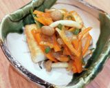 親父特製厚揚げの甘酢あんかけ作り方5写真